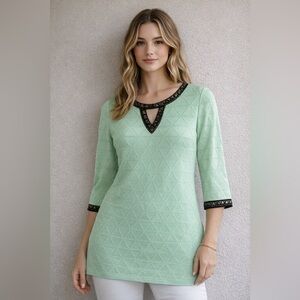 Mint Green Tunic Top SzSmall